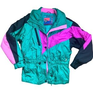 Vintage Black Bear Ski Jacket